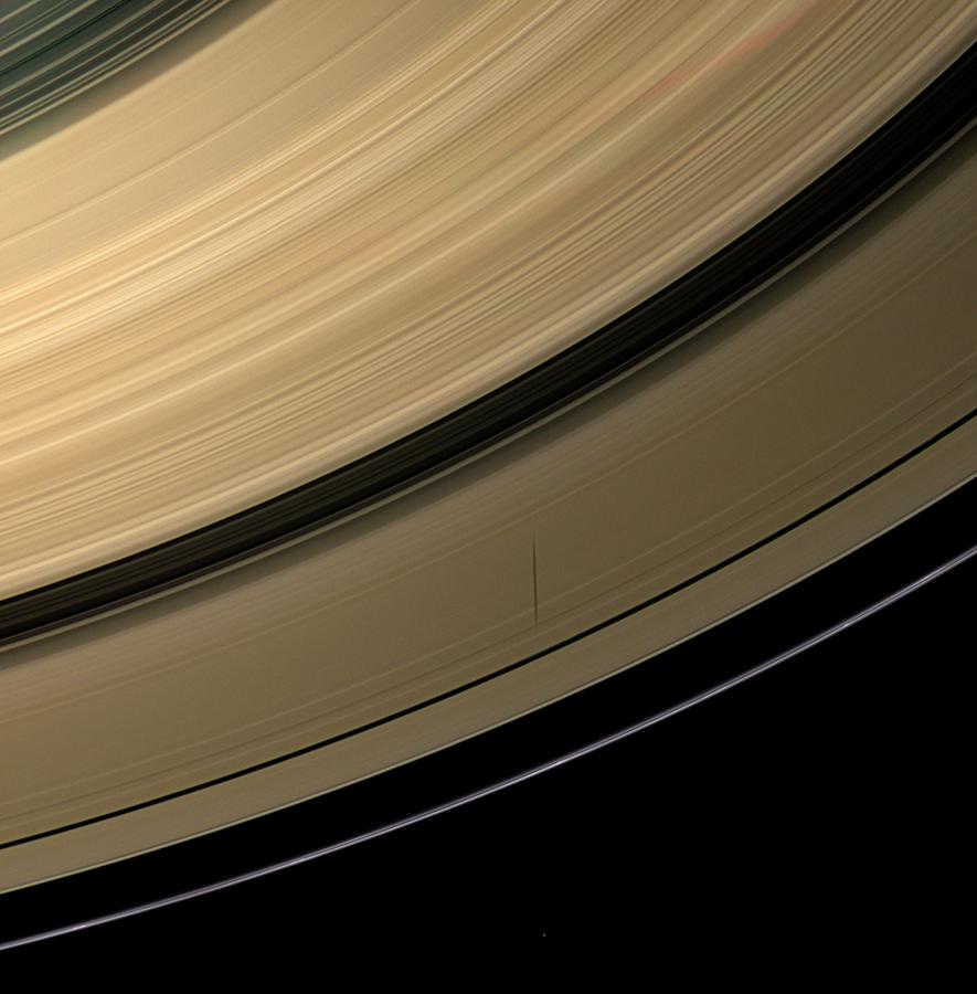 Saturns Rings At Equinox Photograph by Nasa/jpl/space Science Institute/science Photo Library