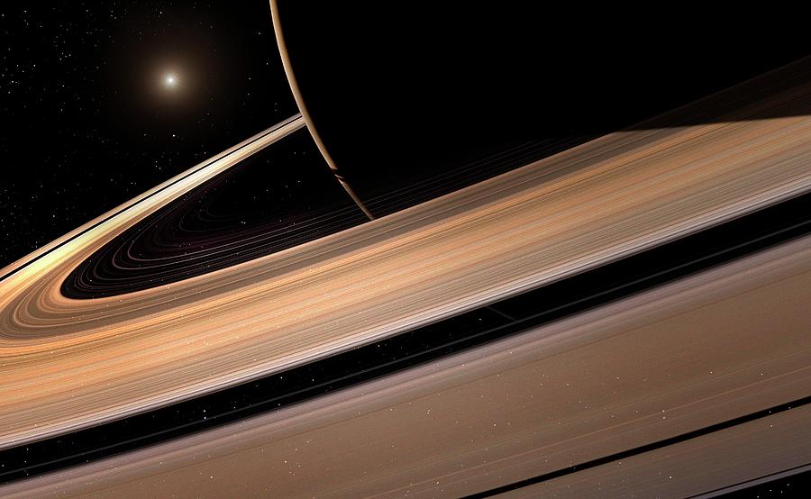 Saturns Rings Photograph by Mark Garlick/science Photo Library