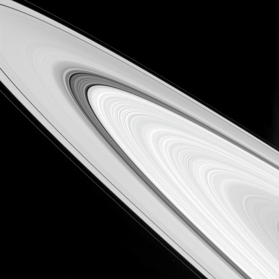 Saturns Rings Photograph by Nasa/jpl-caltech/space Science Institute/science Photo Library