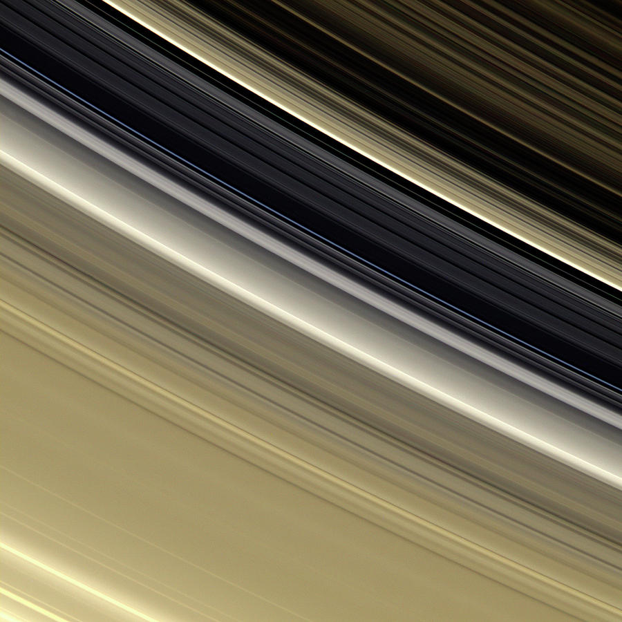 Saturns Rings Photograph by Nasa/jpl/ssi/science Photo Library