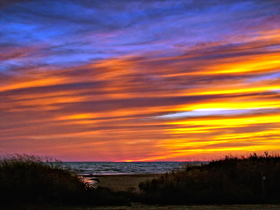 Sauble Sunset Photograph by Steve Harrington
