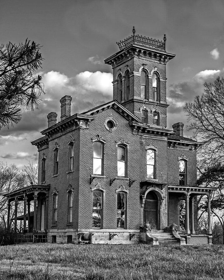 Sauer Castle BW Photograph by Kevin Anderson