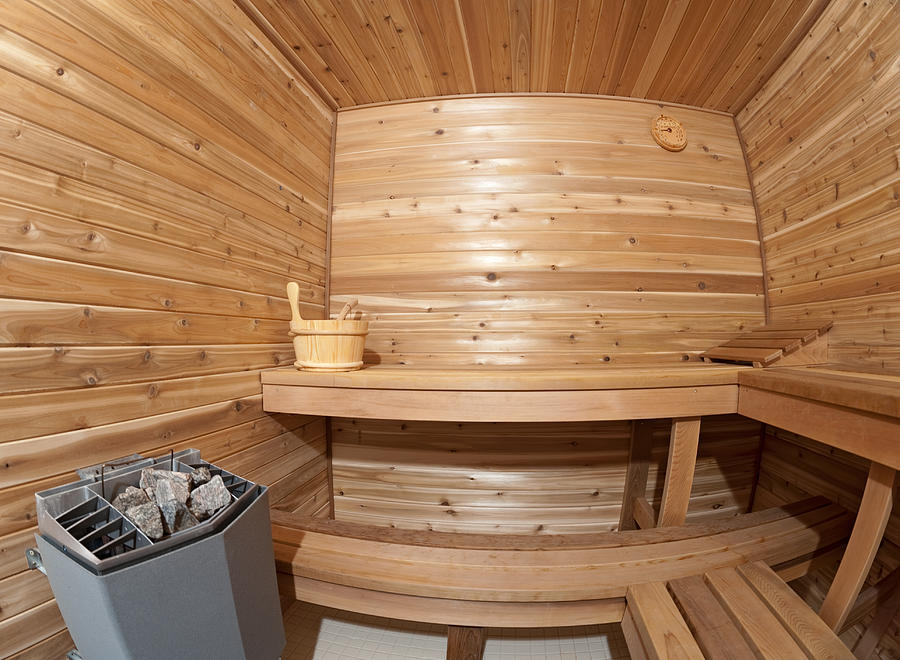 Cabin Photograph - Sauna by Marek Poplawski