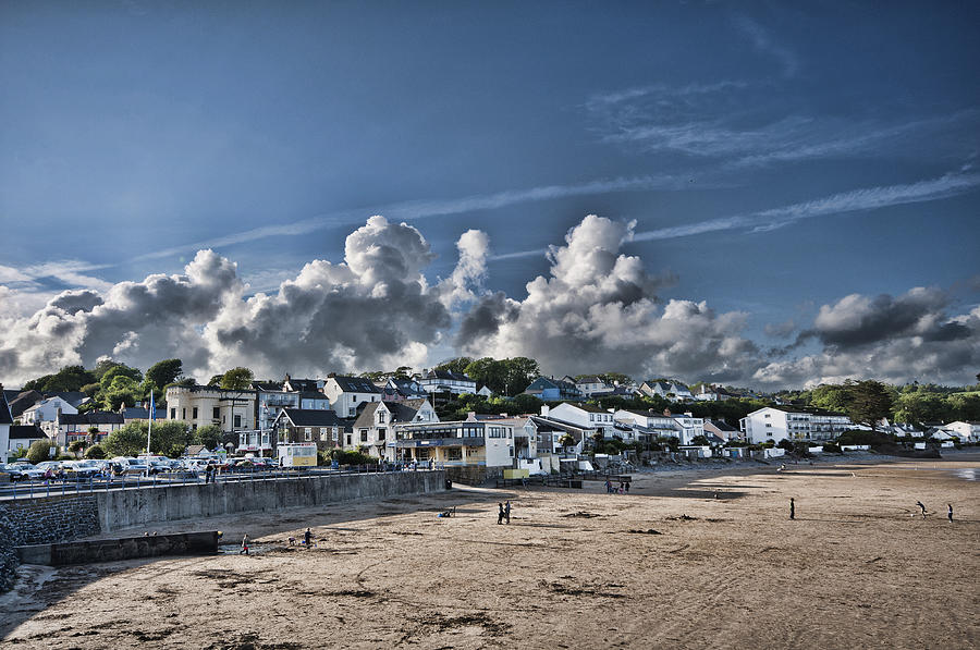 Saundersfoot Town Photograph by Steve Purnell