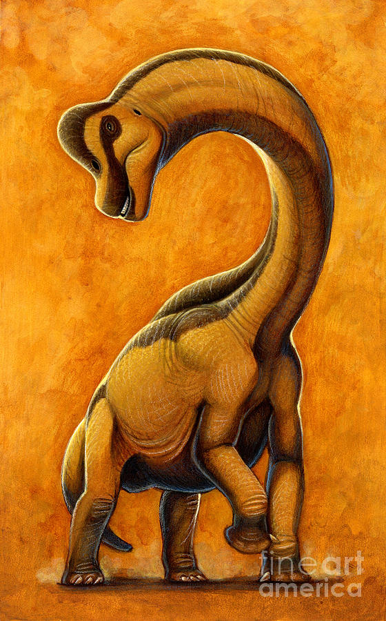 Sauroposeidon A Genus Of Sauropod Digital Art By H Kyoht Luterman 
