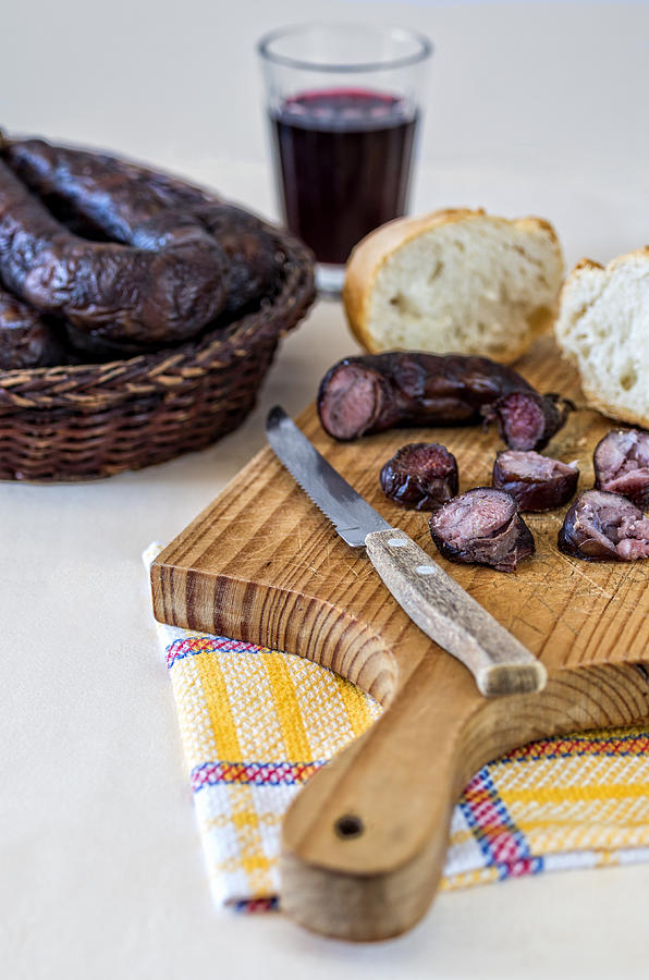 Sausage meat Photograph by Paulo Goncalves