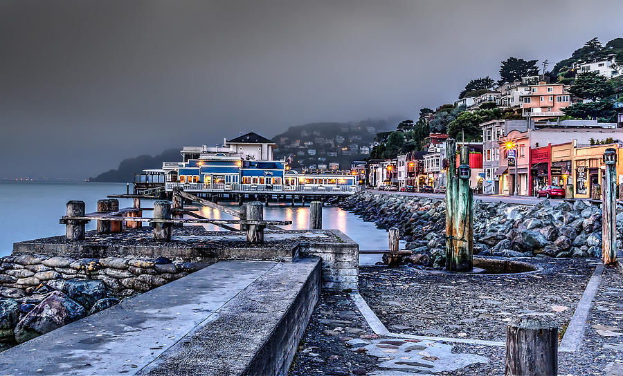 Waterfront Photograph - Sausalito Waterfront 3 by Phil Clark