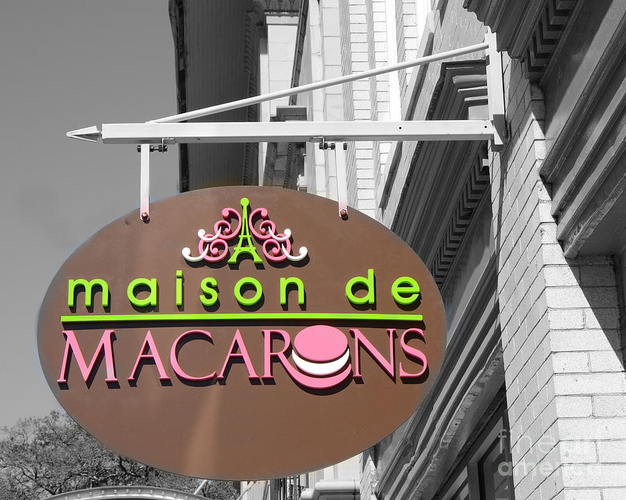 Savannah French Macarons Shop - Parisian Bakery Macaron Shop Savannah Georgia Photograph by Kathy Fornal