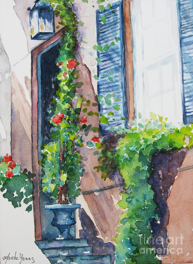 Savannah Home  Painting by Marsha Young