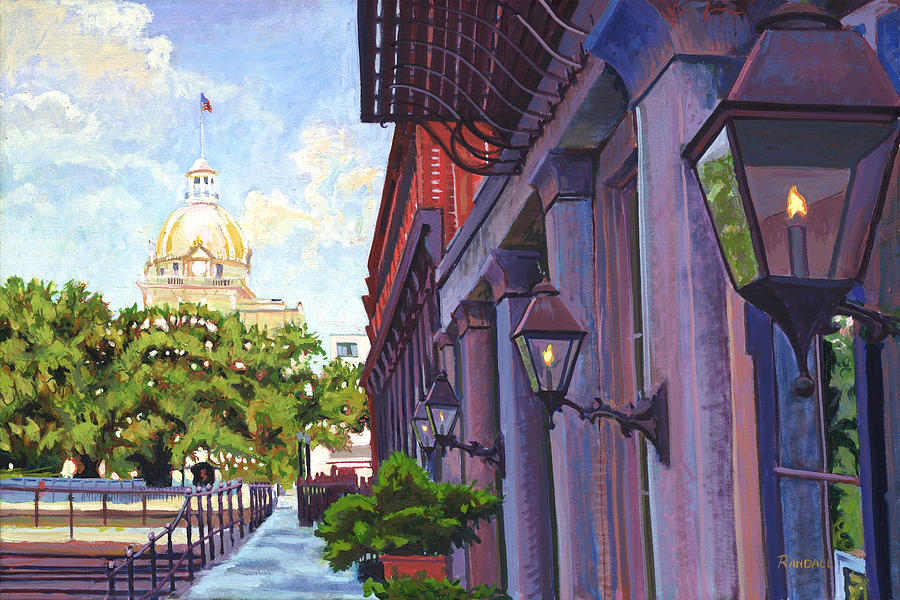Savannah Morning Painting by David Randall