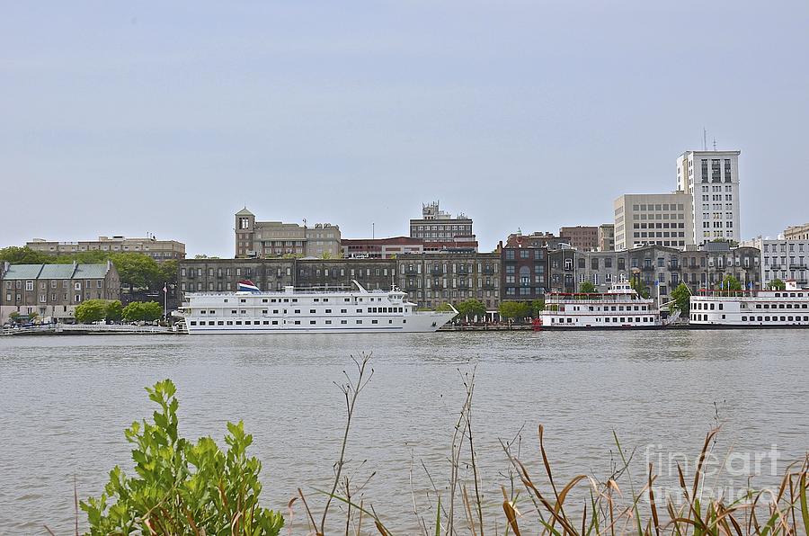 Savannah Riverfront Photograph by Carol  Bradley