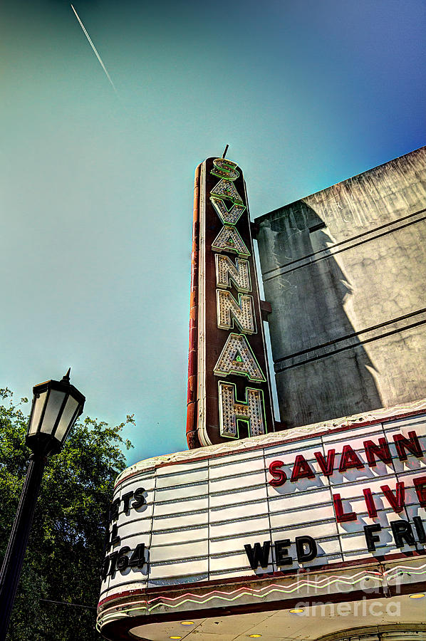 Savannah Photograph - Savannah Theatre by Joan McCool