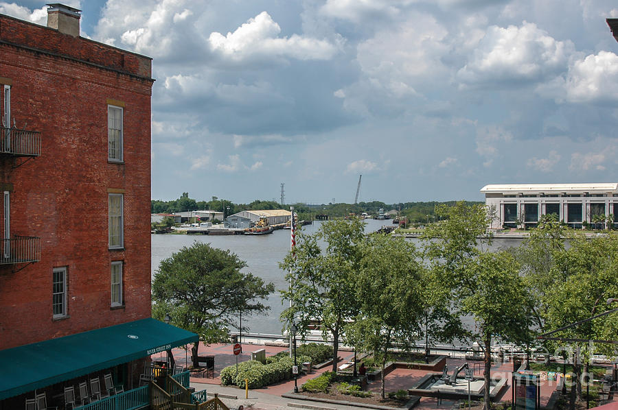 Savannah Waterfront Photograph by Dale Powell