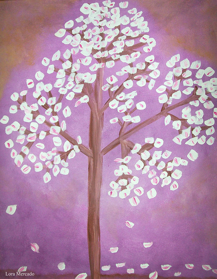 Savannas Tree Painting by Lora Mercado