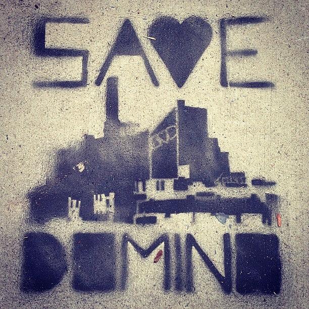New York City Photograph - Save Domino #nyc by Shane Roberts