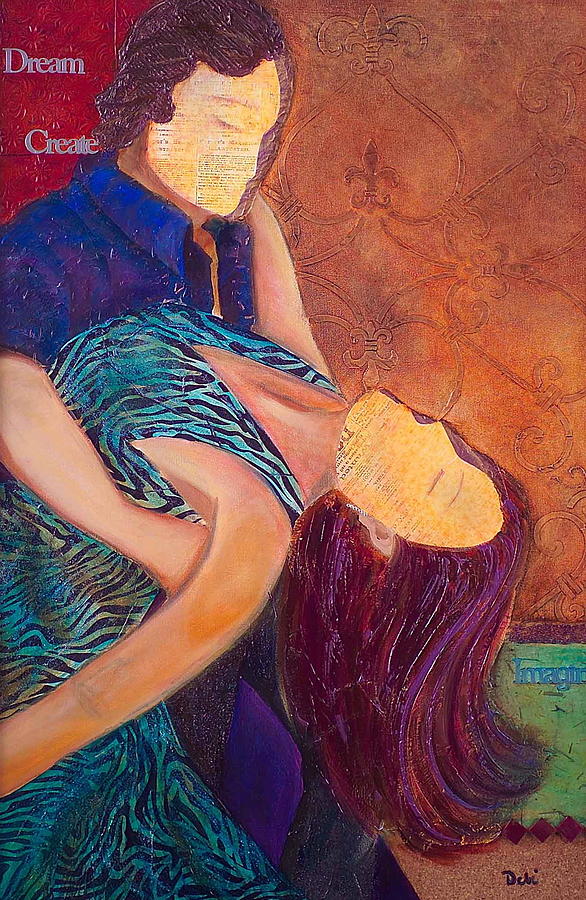 Save the Last Dance Painting by Debi Starr