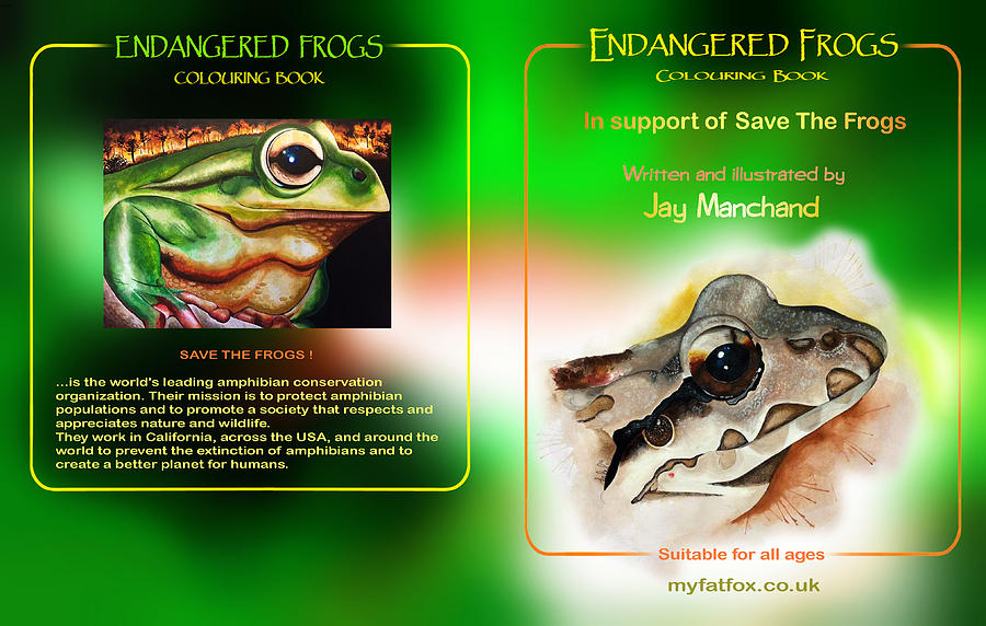 Frog Painting - Saving  Frogs by Hartmut Jager