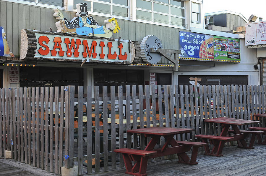 Summer Photograph - Sawmill Cafe Seaside Park New Jersey by Terry DeLuco