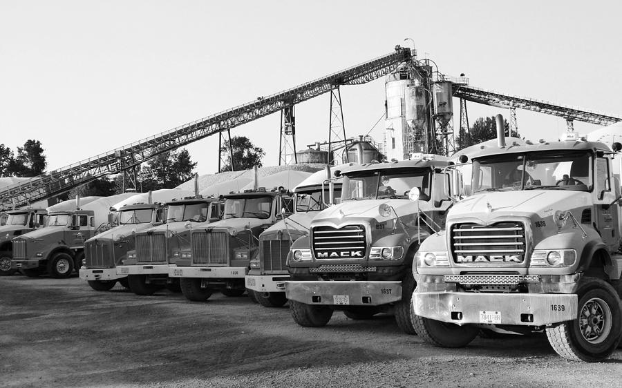 Sawmill Trucks Photograph by Laurie Tsemak