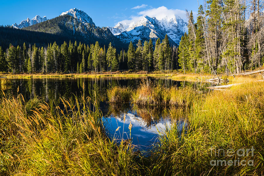 Sawtooth morning in Stanley Idaho Photograph by Vishwanath Bhat