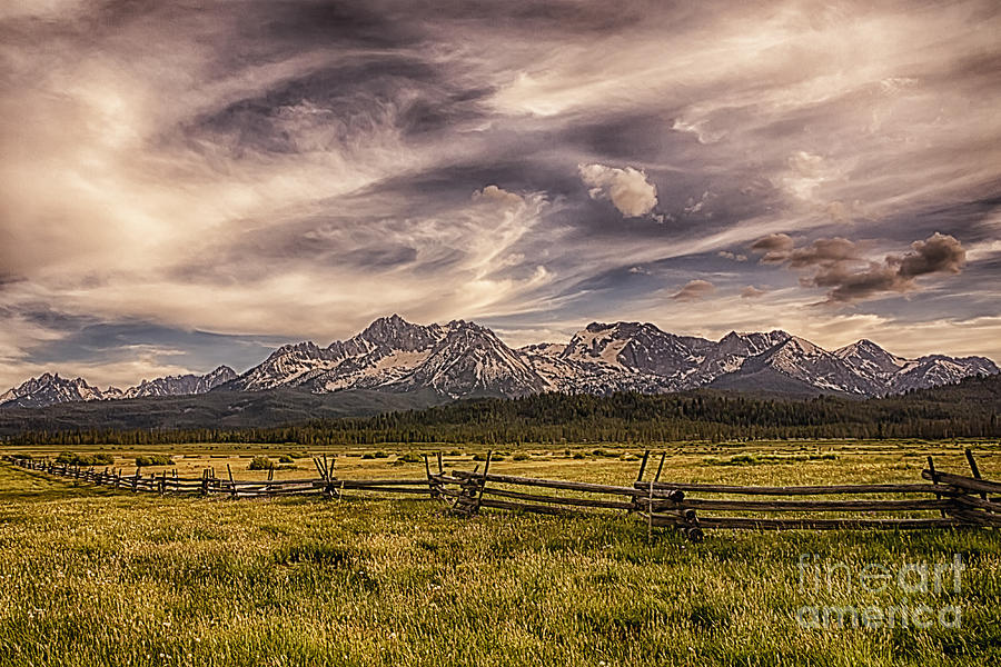 Sawtooth Mountains Photograph by Priscilla Burgers