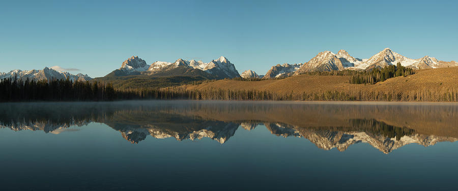Sawtooth Range From Little Redfish Photograph by Schafer & Hill