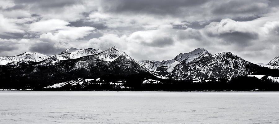 Sawtooths In Winter Panorama Photograph by Benjamin Yeager