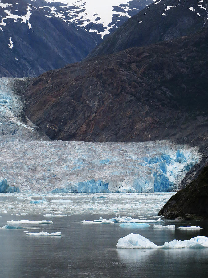 Sawyer Glacier Blue Ice Photograph by Jennifer Wheatley Wolf