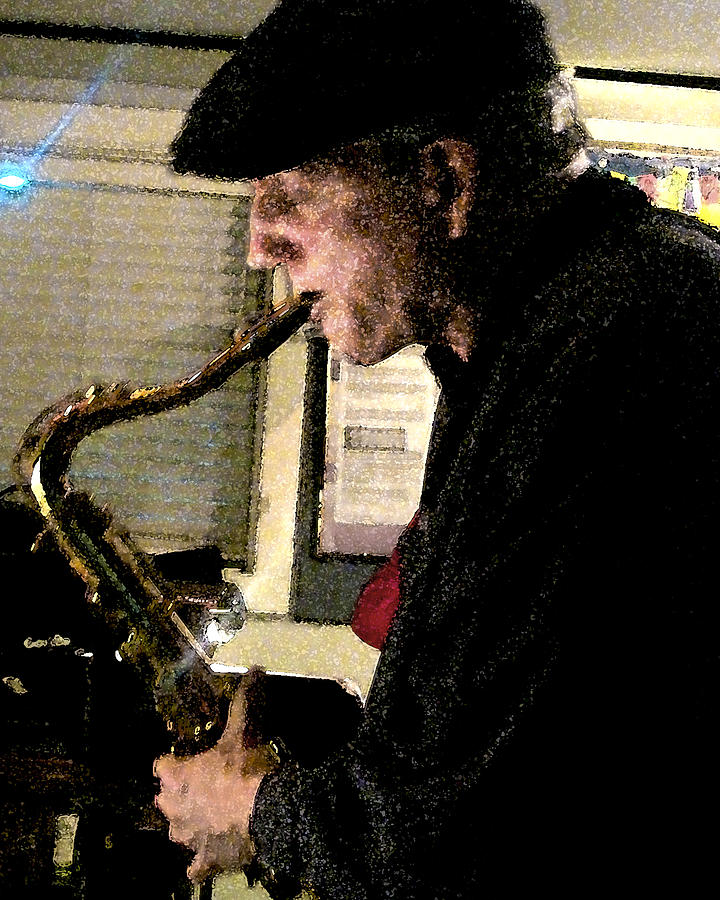 Sax Player Photograph by Jessica Levant