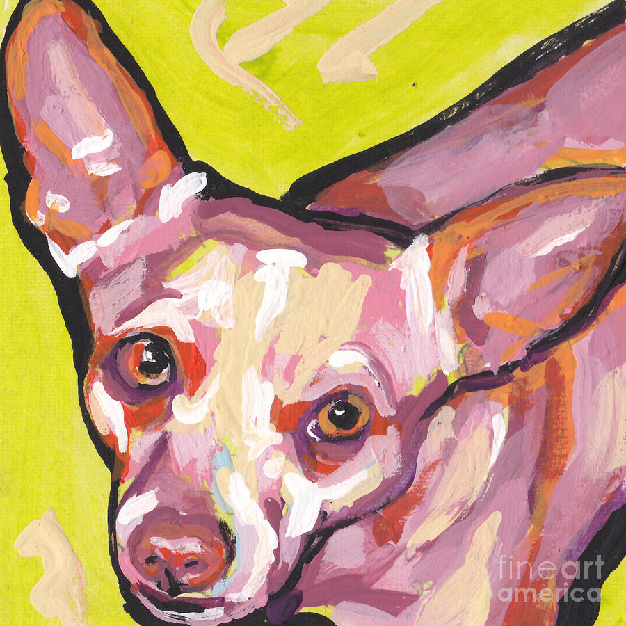 Chihuahua Painting - Say Chiiis by Lea S