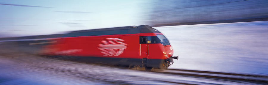 Sbb Train Switzerland Photograph by Panoramic Images