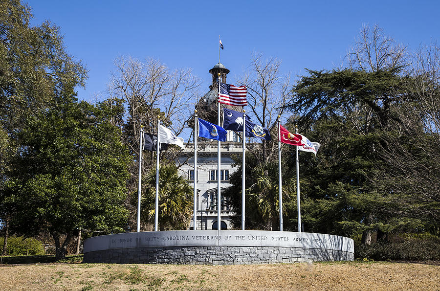 SC Veterans Monument Photograph by Charles Hite