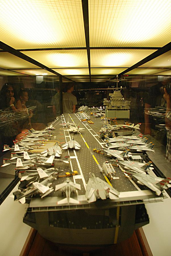 Scale Model Aircraft Carrier Photograph by Kenny Glover