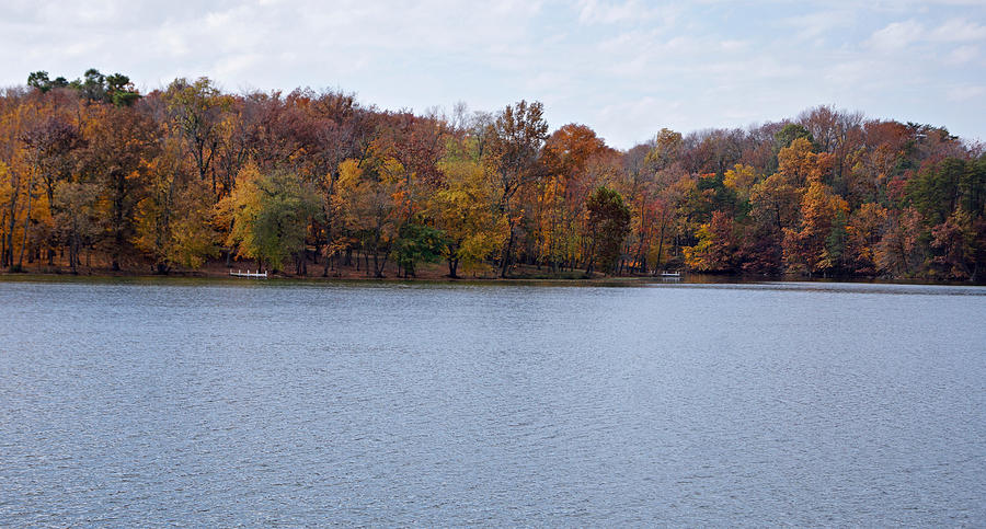 Scales Lake in Autumn Photograph by Sandy Keeton