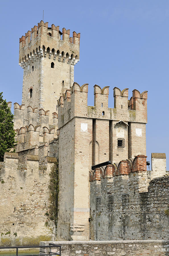 Scaliger Castle Castello Scaligero Sirmione Italy Photograph by Matthias Hauser