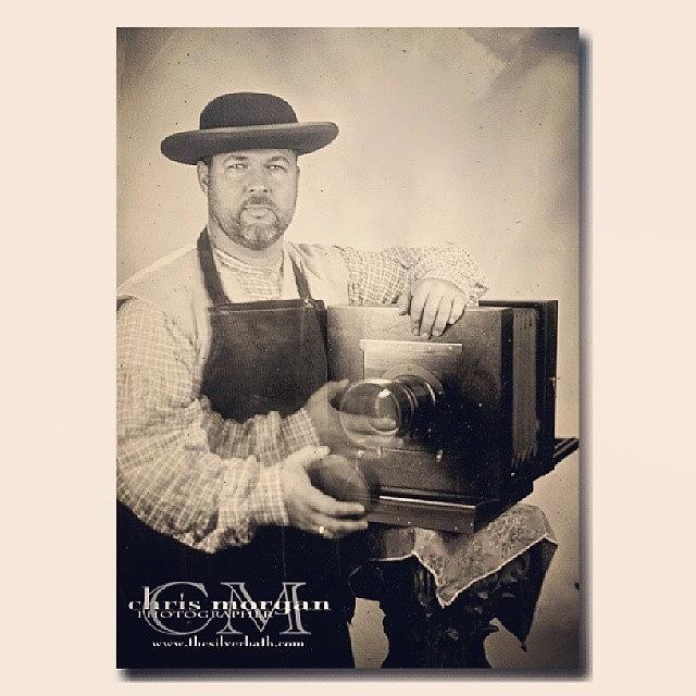 Tintype Photograph - Scanned The Plate From The Crown by Chris Morgan