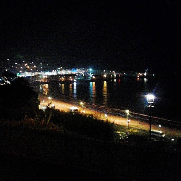 Scarborough At Night Photograph by Cris Andrews
