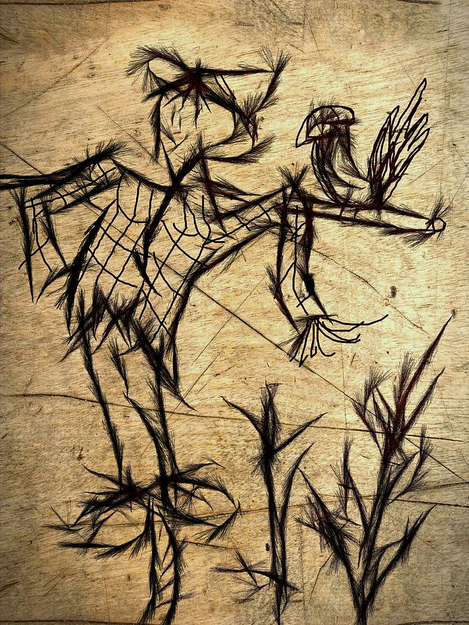 Fall Digital Art - Scarecrow  by Diane Storer