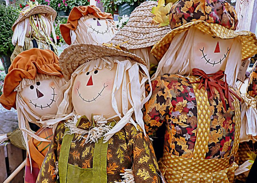 Scarecrows Photograph by Janice Drew