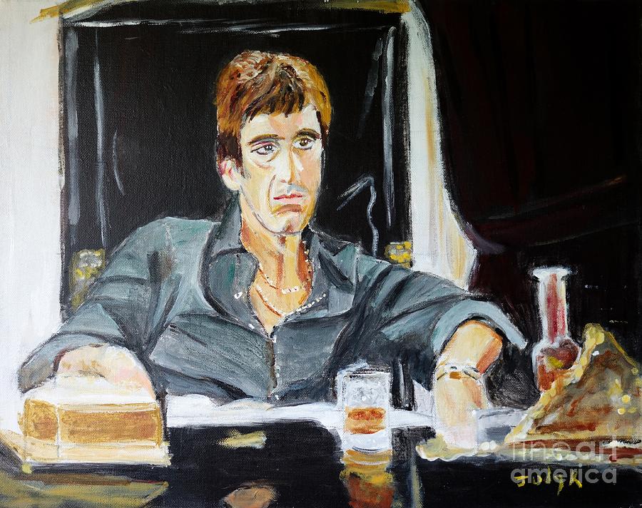 Scarface Painting by Judy Kay
