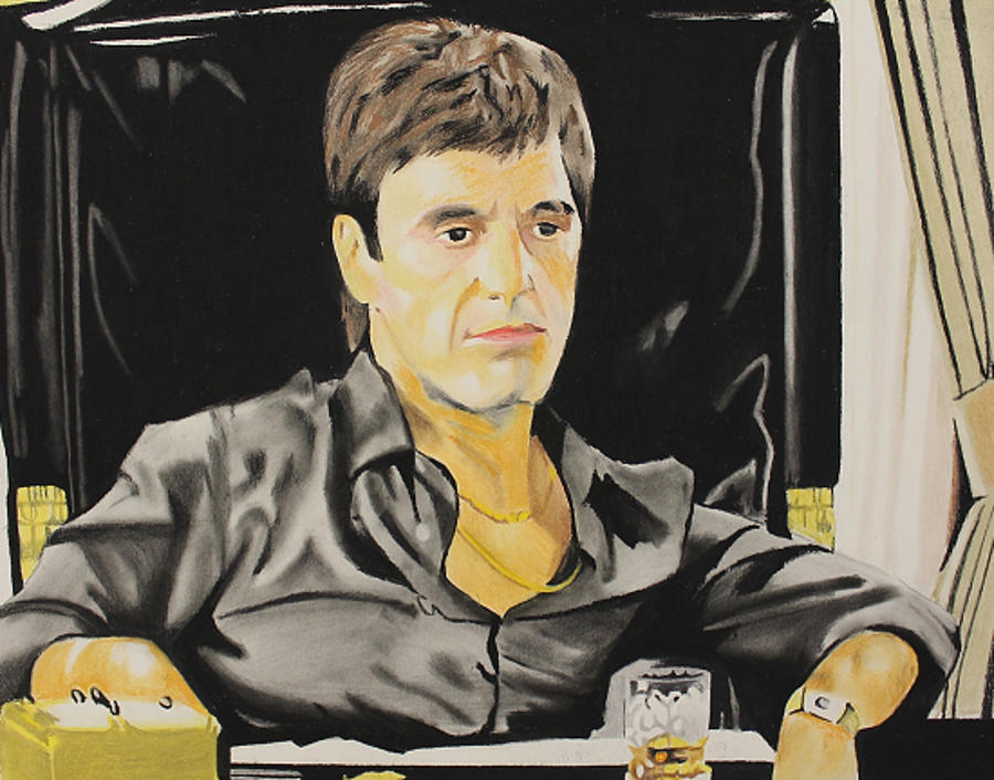 Scarface Drawing by Marvin Ryan