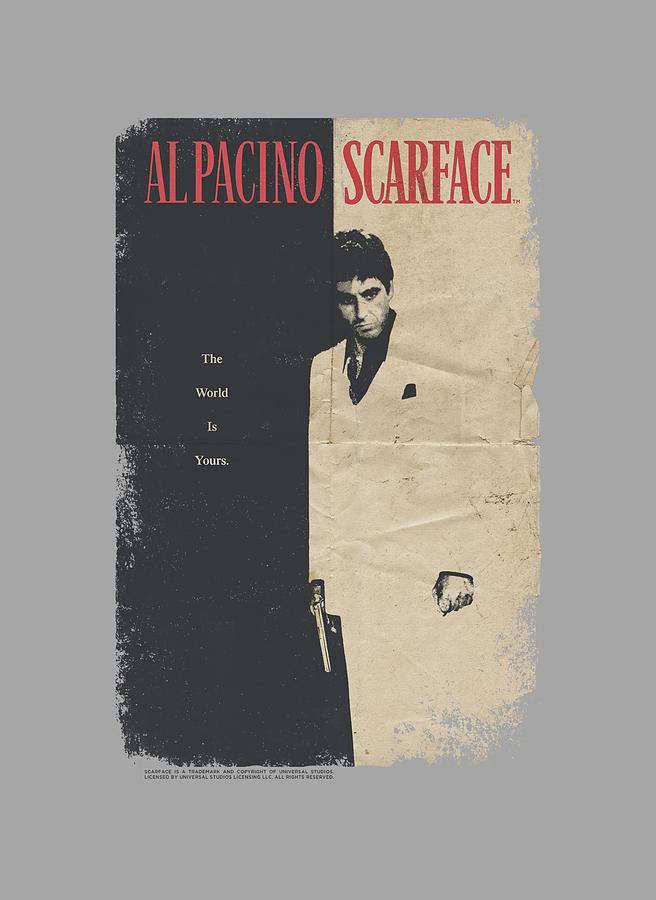 Miami Digital Art - Scarface - Vintage Poster by Brand A