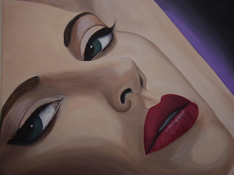 Beauty Painting - Scarlett Johansson by Dean Stephens