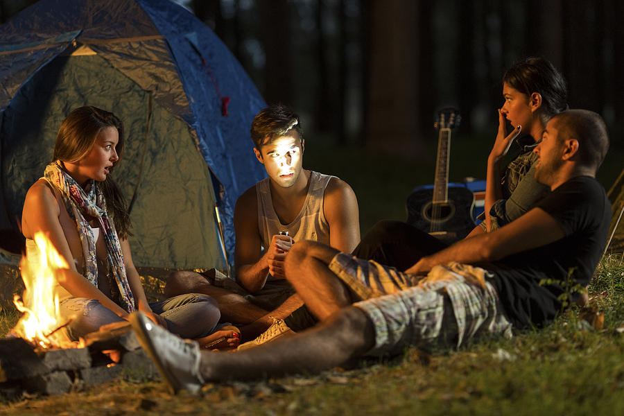 Scary campfire stories Photograph by GoodLifeStudio