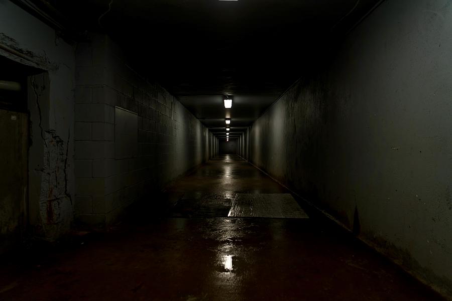 Scary hallway Photograph by AndrewJamesPhoto