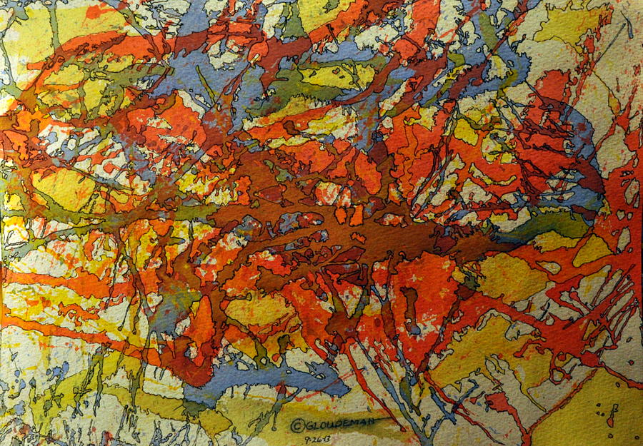 Scattered Color 2 Painting by Denis Gloudeman