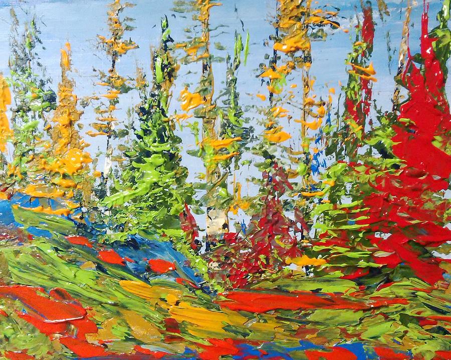 Scattering of Fall Colours Painting by Desmond Raymond