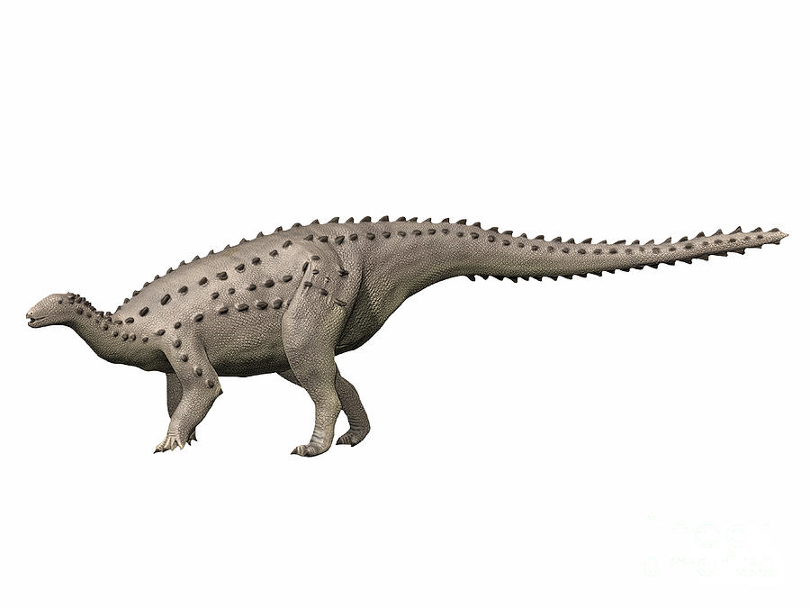 Wildlife Digital Art - Scelidosaurus Harrisonii, Early by Nobumichi Tamara