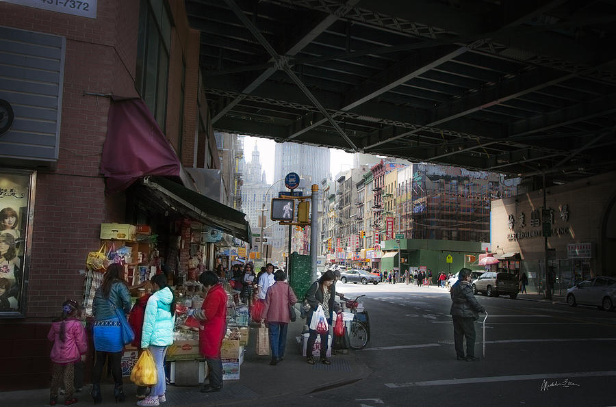 Scene Under the Manhattan Bridge Photograph by Madeline Ellis