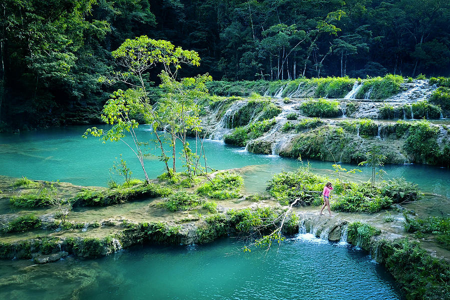 Scenery Of Semuc Champey, Guatemala Photograph by Brandon Huttenlocher ...